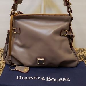 Dooney and Bourke tassel leather shoulder bag